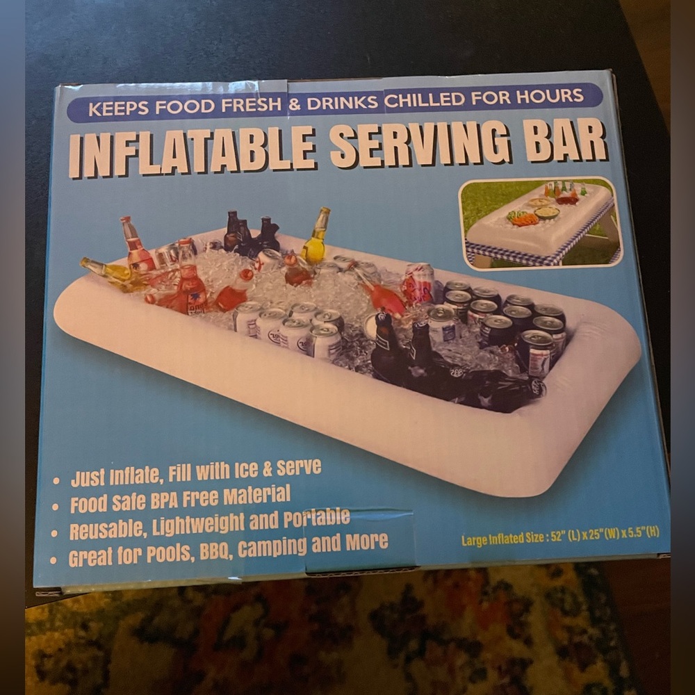 INFLATABLE SERVING BAR